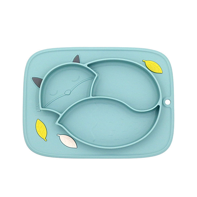 Suction cup children's tableware set