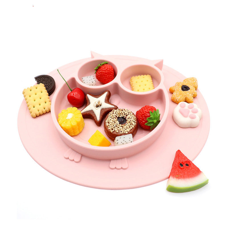 Suction cup children's tableware set