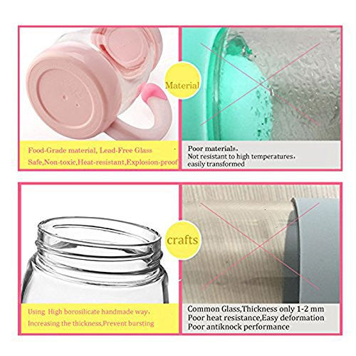 Kitten drinking glass