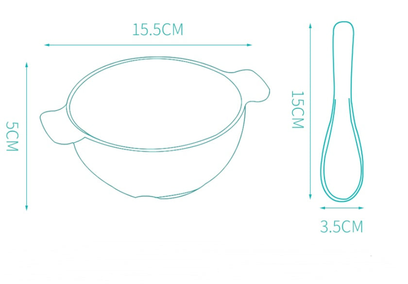 Anti-fall children tableware