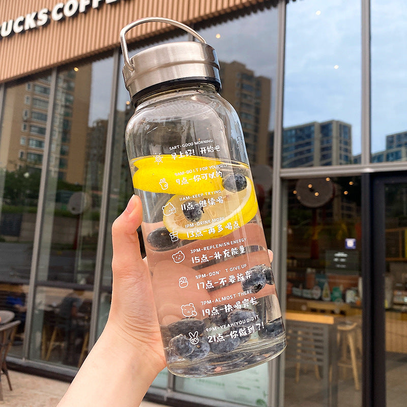 Super Large Capacity Portable Glass Drinking Water Jug