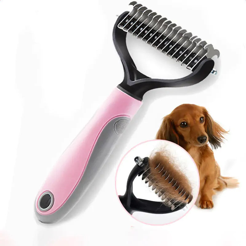 Dog Pet Hair Removal Comb – Gentle Grooming Tool for Pets | Just Grow