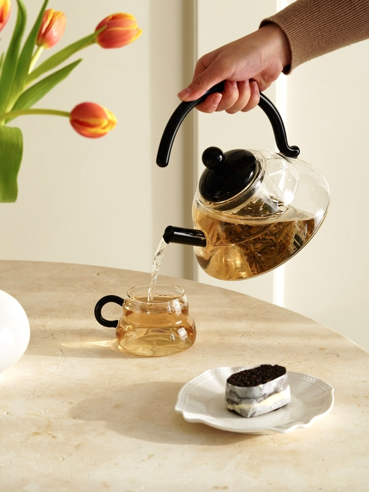 High Borosilicate Water-resistant Kettle Drinking Glass Set Living Room