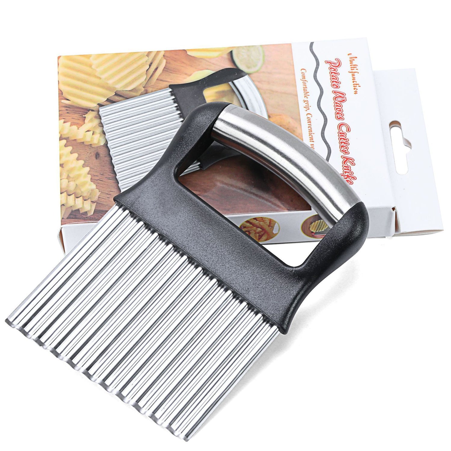 Stainless Steel Potato Wave Knife Kitchen Tools