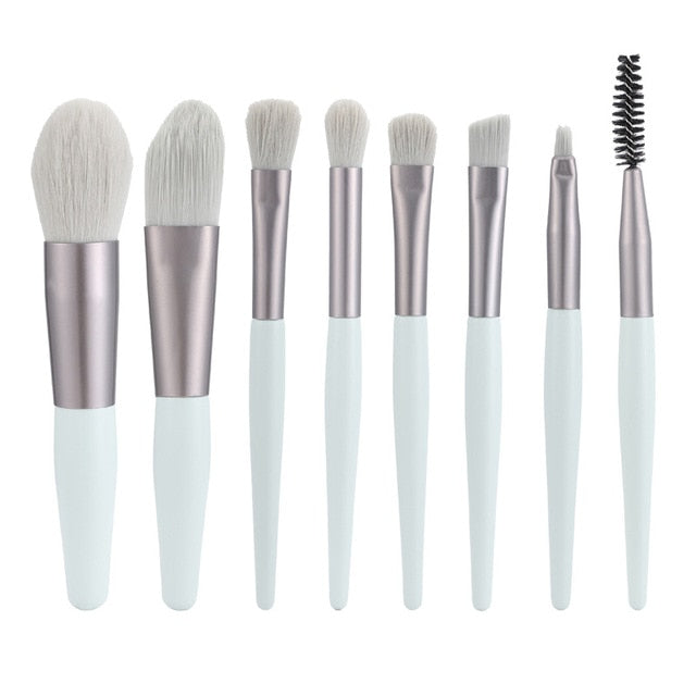 8Pcs Makeup Brushes Set for Flawless Application | Just Grow