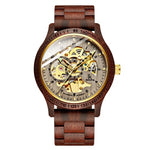 Classic Wooden Men's Mechanical Watch - Luxury Timepiece | Just Grow